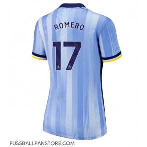 Tottenham Hotspur Cristian Romero #17 Replik Auswärtstrikot Damen 2024-25 Kurzarm